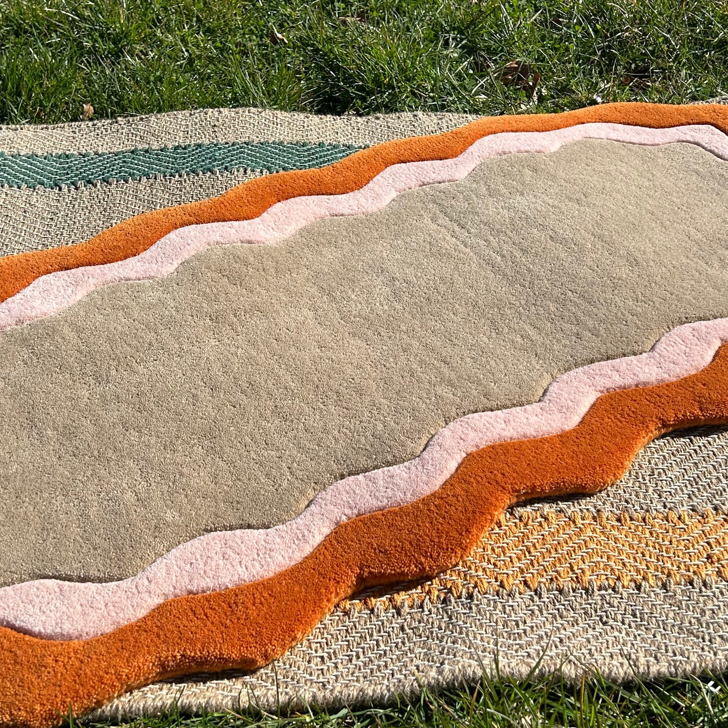 Brivon - Orange & Pale Pink