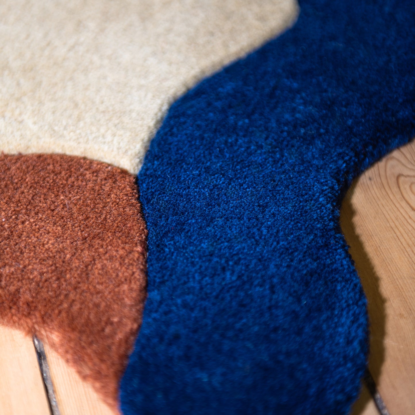 Wavy Horizon - Brown & Blue